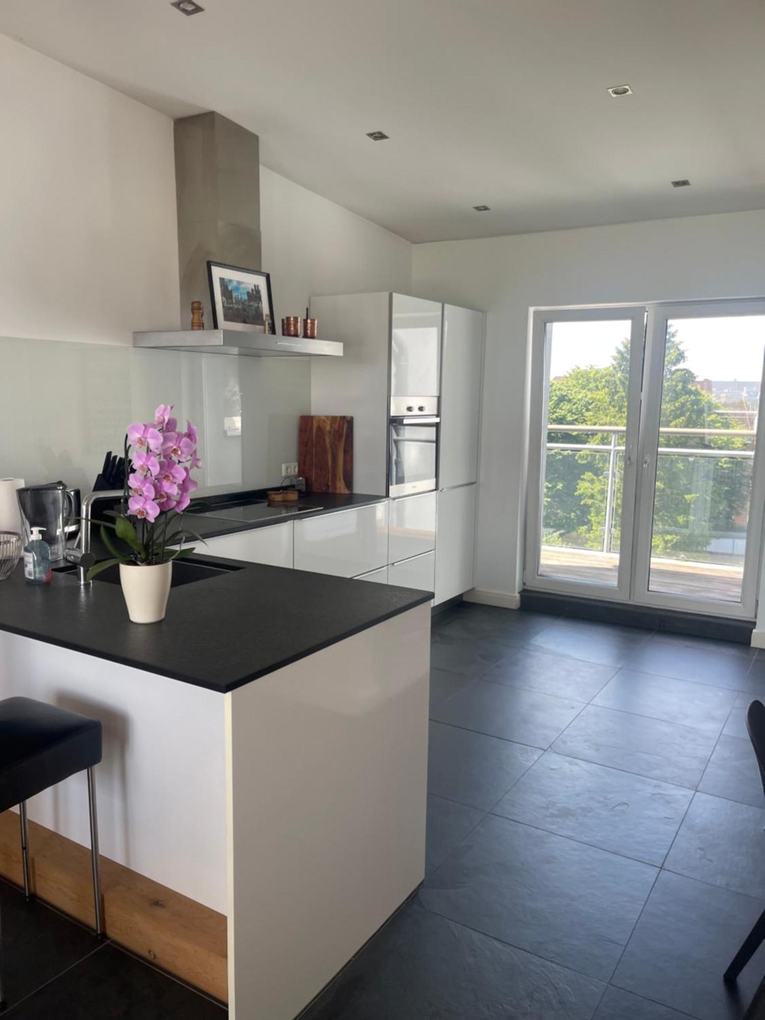 Luxus Penthouse Waterview Apartment Kiel Luaran gambar